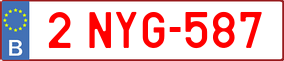 Truck License Plate